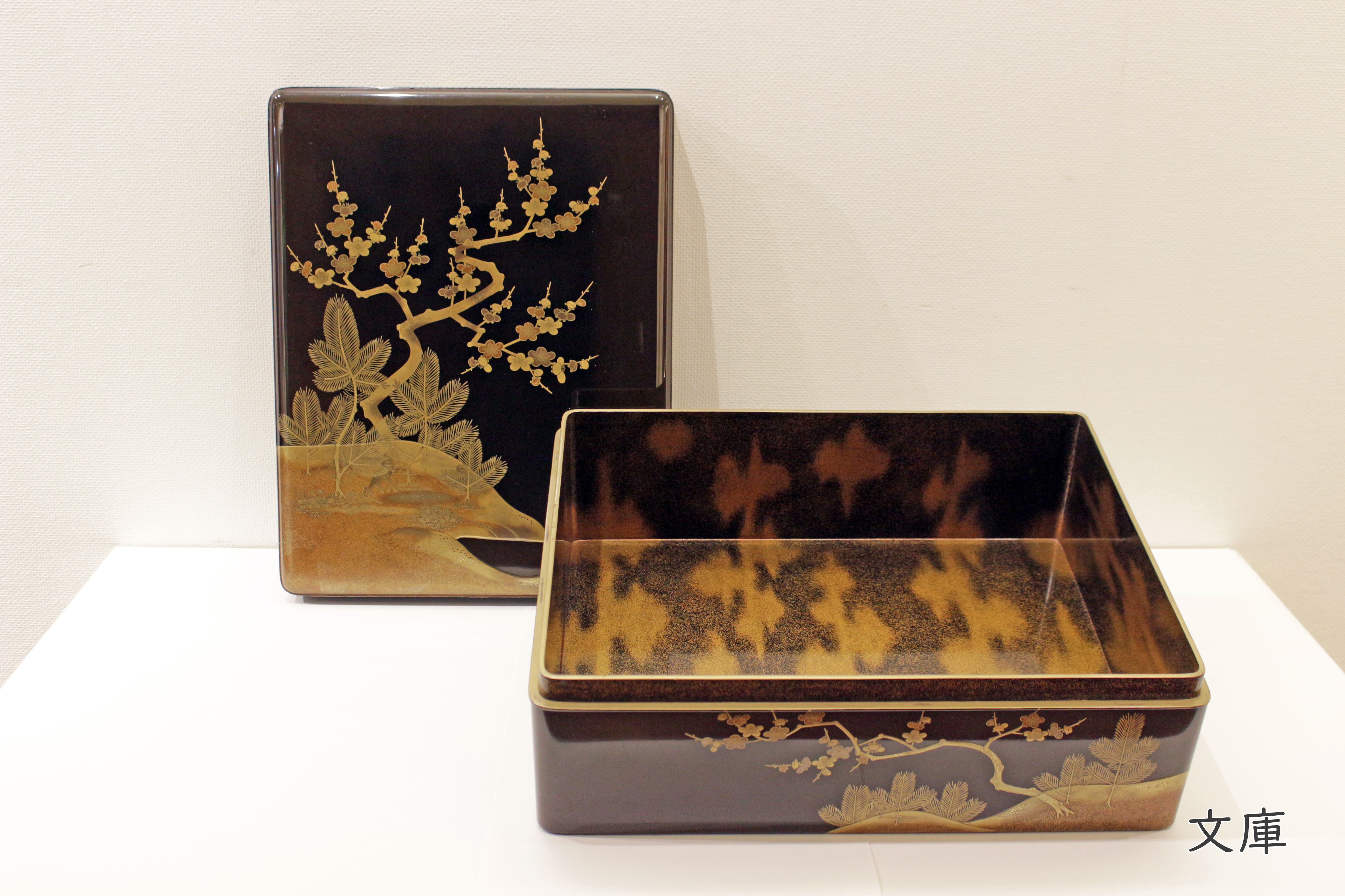 松竹梅蒔絵お重箱 美品】会津塗 沈金松竹梅 重箱 あけぼの 6.5三段重 金蒔絵 漆