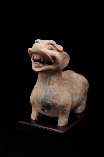 中国美術 古瓦 鳳紋 瓦当 漢瓦 φ19cm 仏教 時代(LC424) 複弁蓮華文の軒丸瓦（鐙瓦） 残欠 Ⅳ, 日本, 飛鳥時代 6世紀-8