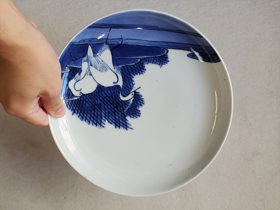 染付け鳥図 伊万里染付花鳥図七寸皿 ∅21㎝ 骨董 古伊万里 R0027w3B3 - メルカリ