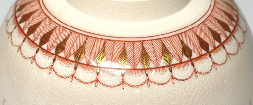 赤絵細描瓔珞文茶碗 共箱 by 見附正康 | TSUNAGU東美｜東美ECモール