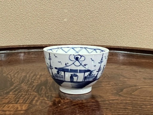 江戸初期　古唐津透盃碗　幅約10㎝　タコチ　東さ7-0411☆2F 江戸初期 古唐津透盃碗 幅約10㎝ タコチ 東さ7-0411