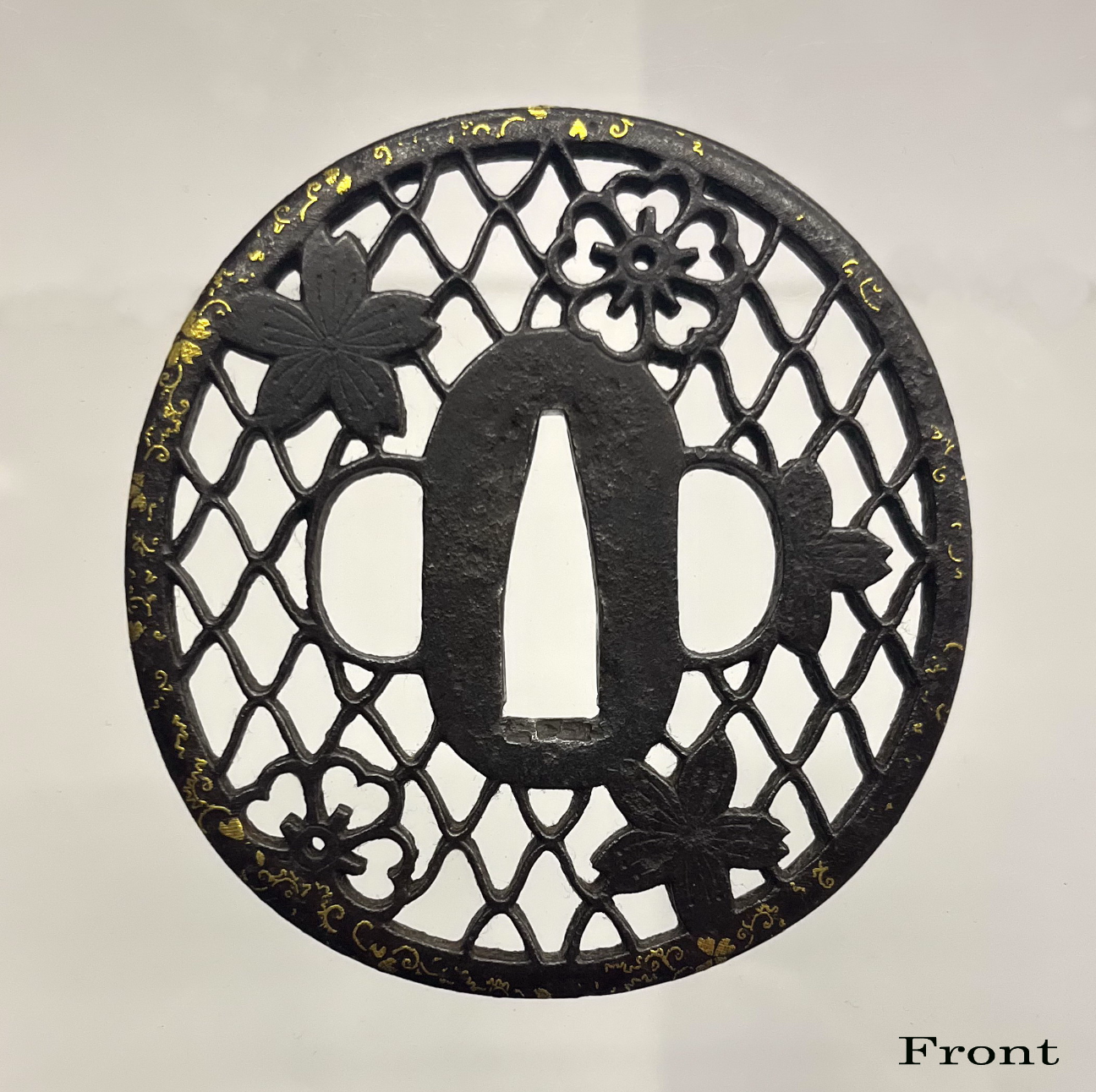 鐔 桜川透図 by 肥後 (無銘) | TSUNAGU