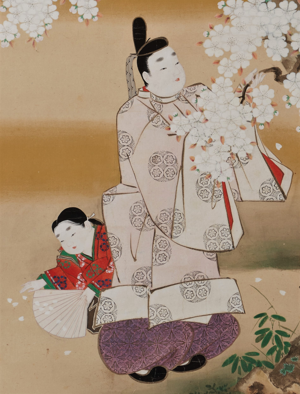 宮中桜図 by 狩野晴川院養信 | TSUNAGU